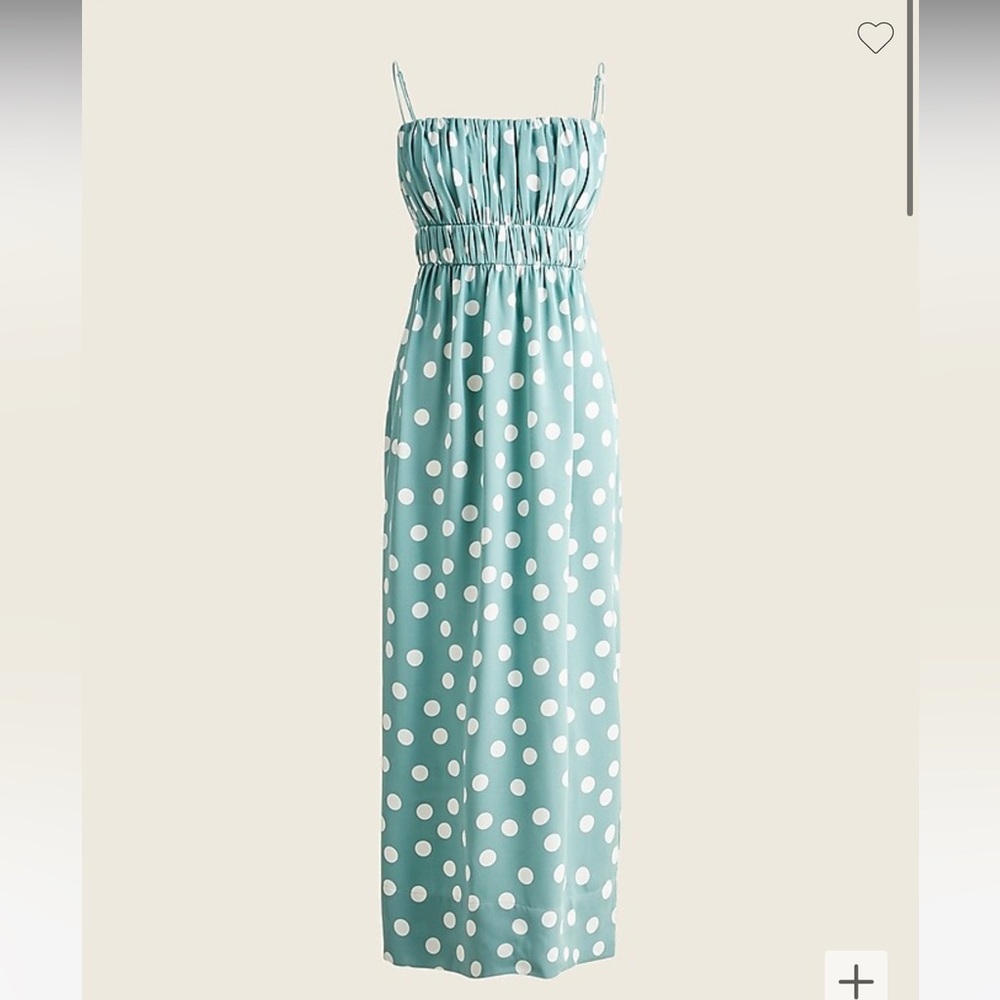 J. Crew Silk Dot Dress